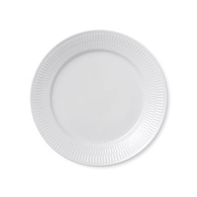 Royal Copenhagen White Fluted Plate 25 cm 9.84 Inch 1072676, MPN: 1072676, 5705140746751