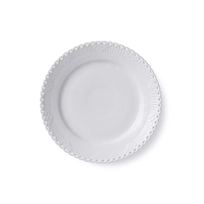 Royal Copenhagen White Fluted Full Lace Plate 19cm 7.48 Inch 1052698, MPN: 1052698, 5705140735007