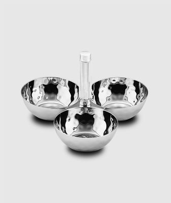 Mary Jurek Tundra Triple Bowl with White Resin TNDR005, MPN: TNDR005,