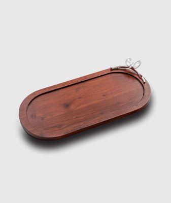 Mary Jurek Butterfly Oval Wood Tray BFL009, MPN: BFL009,