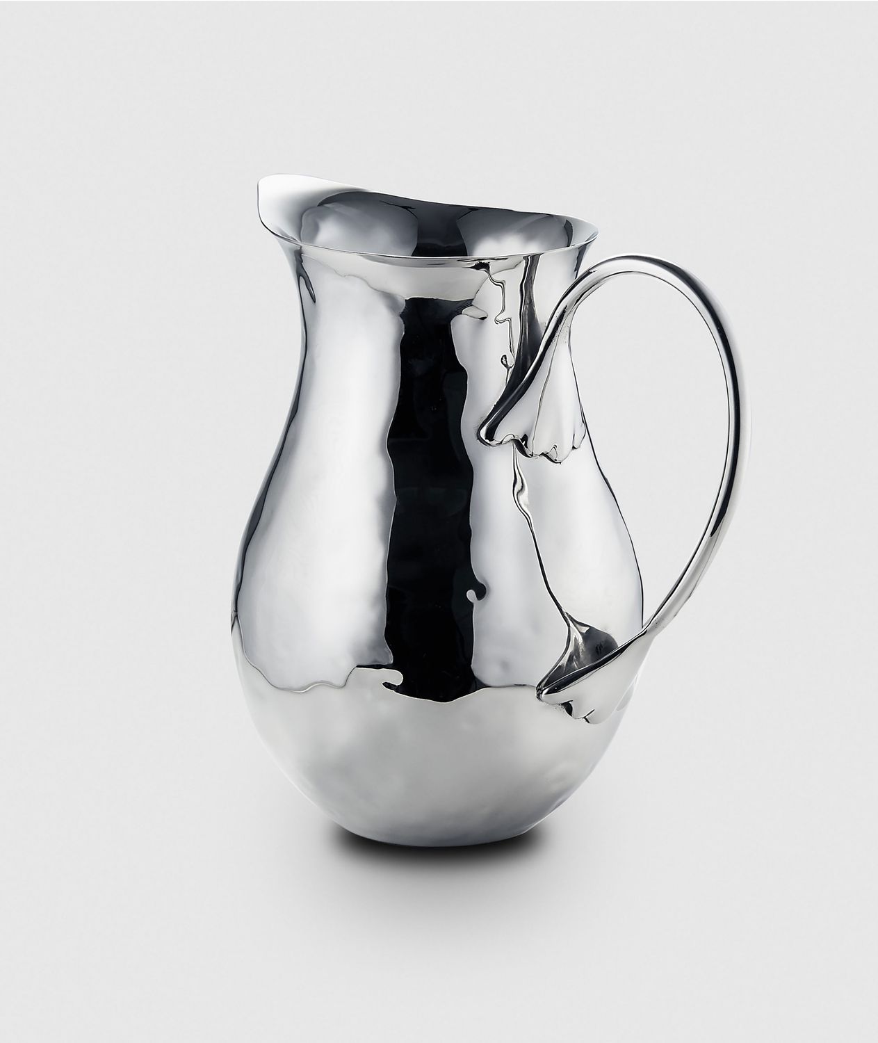 Mary Jurek Ginkgo Pitcher with Leaf Handle GNKO011, MPN: GNKO011,