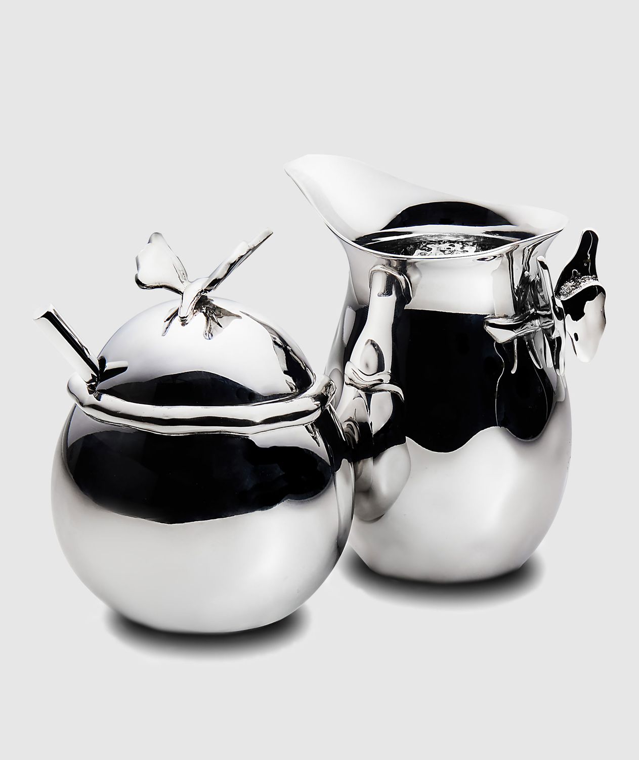 Mary Jurek Butterfly Cream &amp; Sugar Set BFL002, MPN: BFL002,