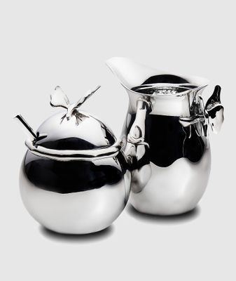 Mary Jurek Butterfly Cream &amp; Sugar Set BFL002, MPN: BFL002,