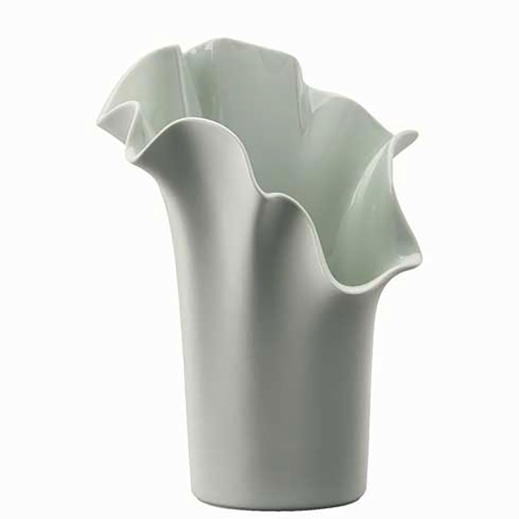 Rosenthal Asym Design+ Vase Sea Salt 11 3/4 Inch 13577-426322-26030, MPN: 13577-426322-26030, 79095…
