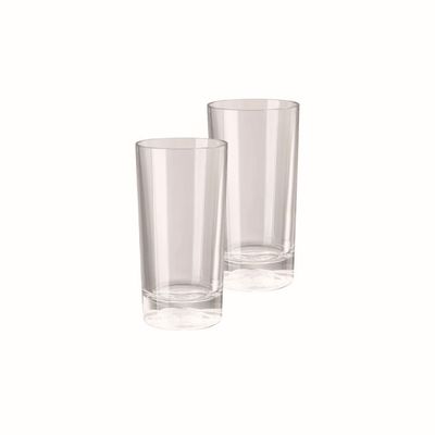 Versace Medusa Lumiere Clear Longdrink Set of Two 15 oz. 69129-110835-48874, MPN: 69129-110835-4887…