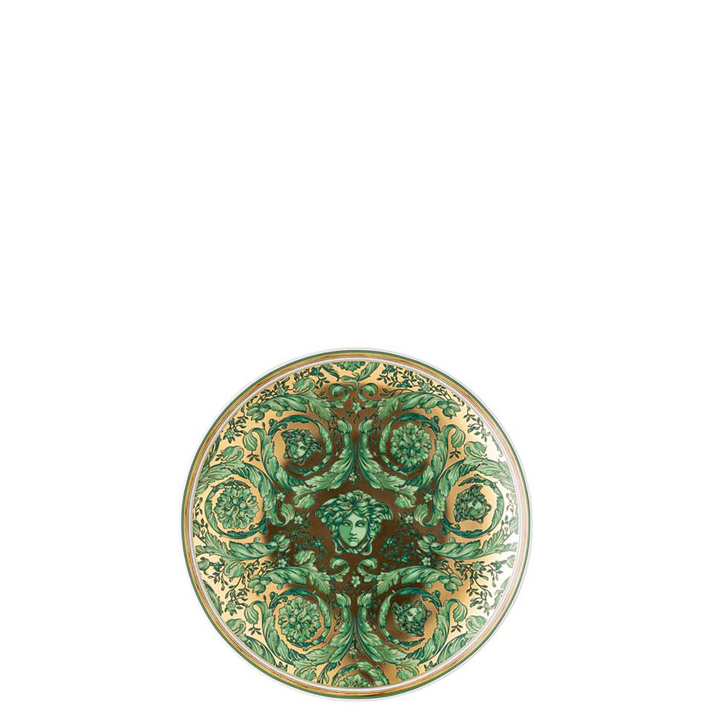 Versace Medusa Garland Green Bread &amp; Butter Plate 6 2/3 Inch 19335-409959-10217, MPN: 19335-409959-…