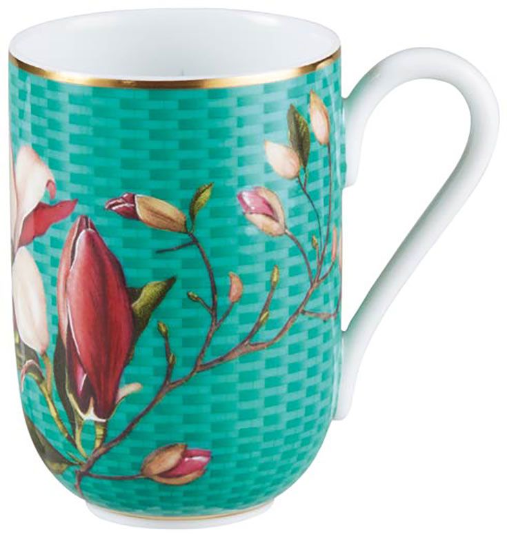 Raynaud Tresor Fleuri Turquoise Magnolia Expresso Cup D-3.1 Inch 4.1 Oz 0658-37-306012SB, MPN: 0658…