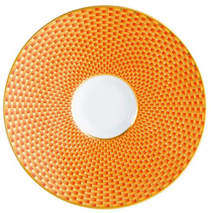 Raynaud Tresor Orange Espresso Saucer 5 Inch 0550-37-356012SB, MPN: 0550-37-356012SB, 790955302488