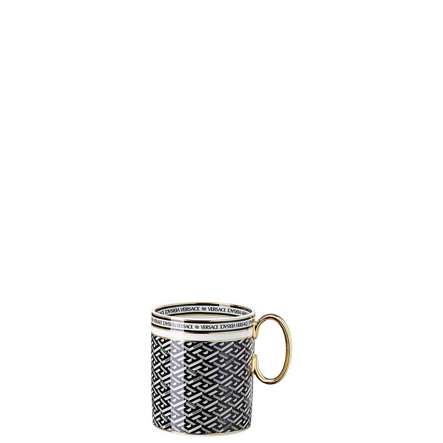 Versace La Greca Signature Black Mug 11 oz. 19335-403765-15505, MPN: 19335-403765-15505, 7909551919…