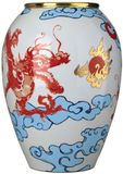 Raynaud Constellation Dragon Red Jar 5.51 Inch Gift Box 0083-33-608835, MPN: 0083-33-608835,