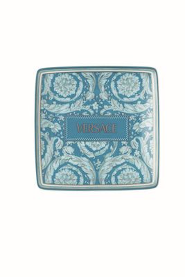 Versace Barocco Teal Canape Dish 4 3/4 Inch Square 11940-403769-15253, MPN: 11940-403769-15253, 790…