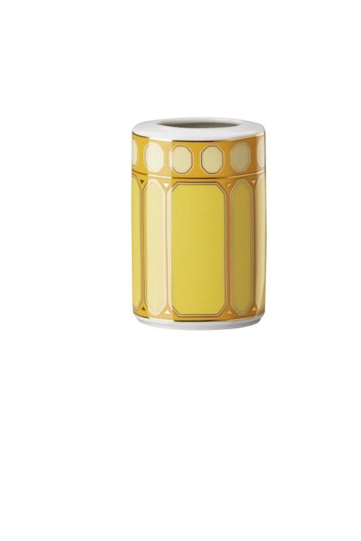 Rosenthal Swarovski Signum Vase 3 Inch Jonquil Yellow 10570-426352-26008, MPN: 10570-426352-26008, …