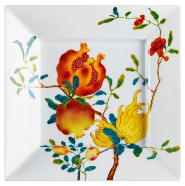 Raynaud Harmonia Square Trinket Tray 6.89 X 6.89 Inch Gift Box 0780-33-600817, MPN: 0780-33-600817,