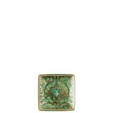 Versace Medusa Garland Green Canape Dish Square 4 3/4 Inch 11940-409959-15253, MPN: 11940-409959-15…