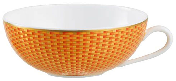 Raynaud Tresor Orange Tea Cup N1 11.4 cm. 4.49 Inch Diameter 0550-37-301022SB, MPN: 0550-37-301022S…