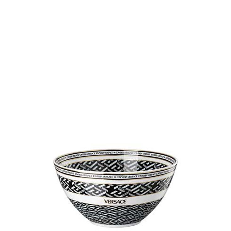 Versace La Greca Signature Black Bowl 7 Inch 19335-403765-10551, MPN: 19335-403765-10551, 790955191…