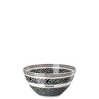 Versace La Greca Signature Black Bowl 7 Inch 19335-403765-10551, MPN: 19335-403765-10551, 790955191…
