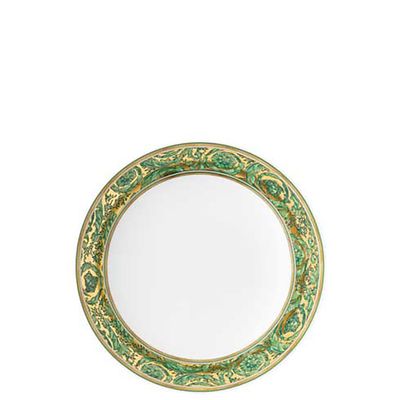 Versace Medusa Garland Green Rim Soup 8 1/2 Inch 19335-409959-10322, MPN: 19335-409959-10322, 79095…
