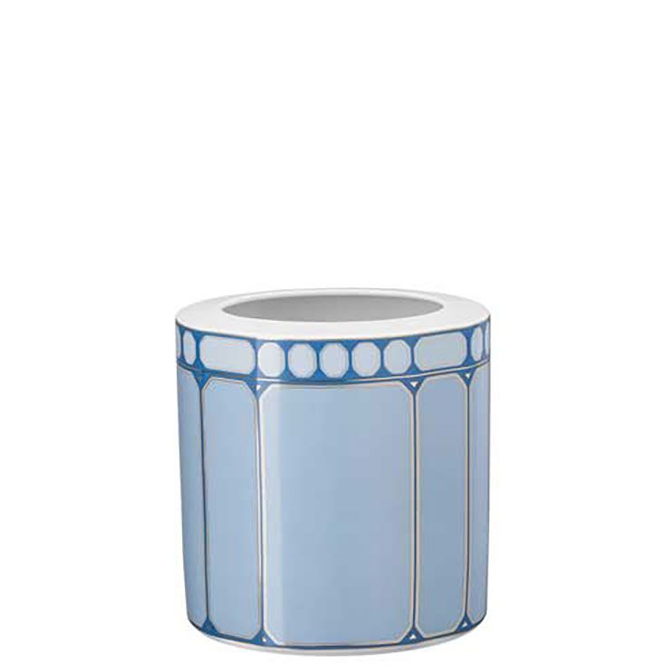 Rosenthal Swarovski Signum Vase 6 1/2 Inch Azure Blue 10570-426351-26017, MPN: 10570-426351-26017, …