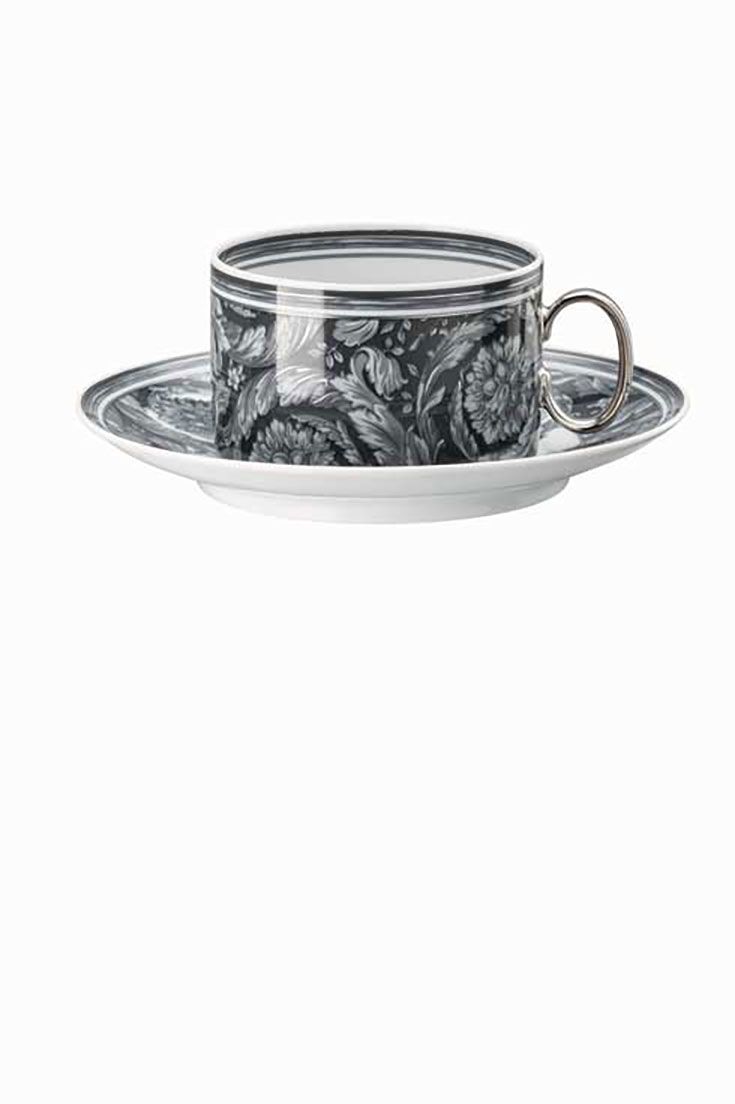 Versace Barocco Haze Tea Cup &amp; Saucer 6 1/4 Inch 19335-403767-14640, MPN: 19335-403767-14640, 79095…