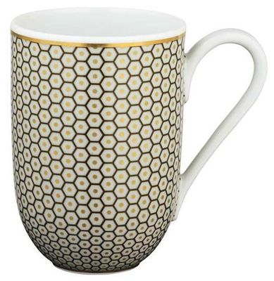 Raynaud Tresor Brown Mug Motive N 4 10 Oz Gift Box 8 cm. 3.15 Inch Diameter 0549-37-314830GB, MPN: …