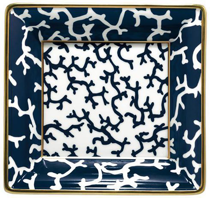 Raynaud Cristobal Marine Trinket Tray 6.69 X 6.5 Inch Gift Box 0098-33-601817, MPN: 0098-33-601817,
