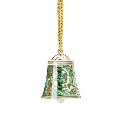 Versace Medusa Garland Green Bell Ornament Porcelainch 14089-409959-27911, MPN: 14089-409959-27911,…