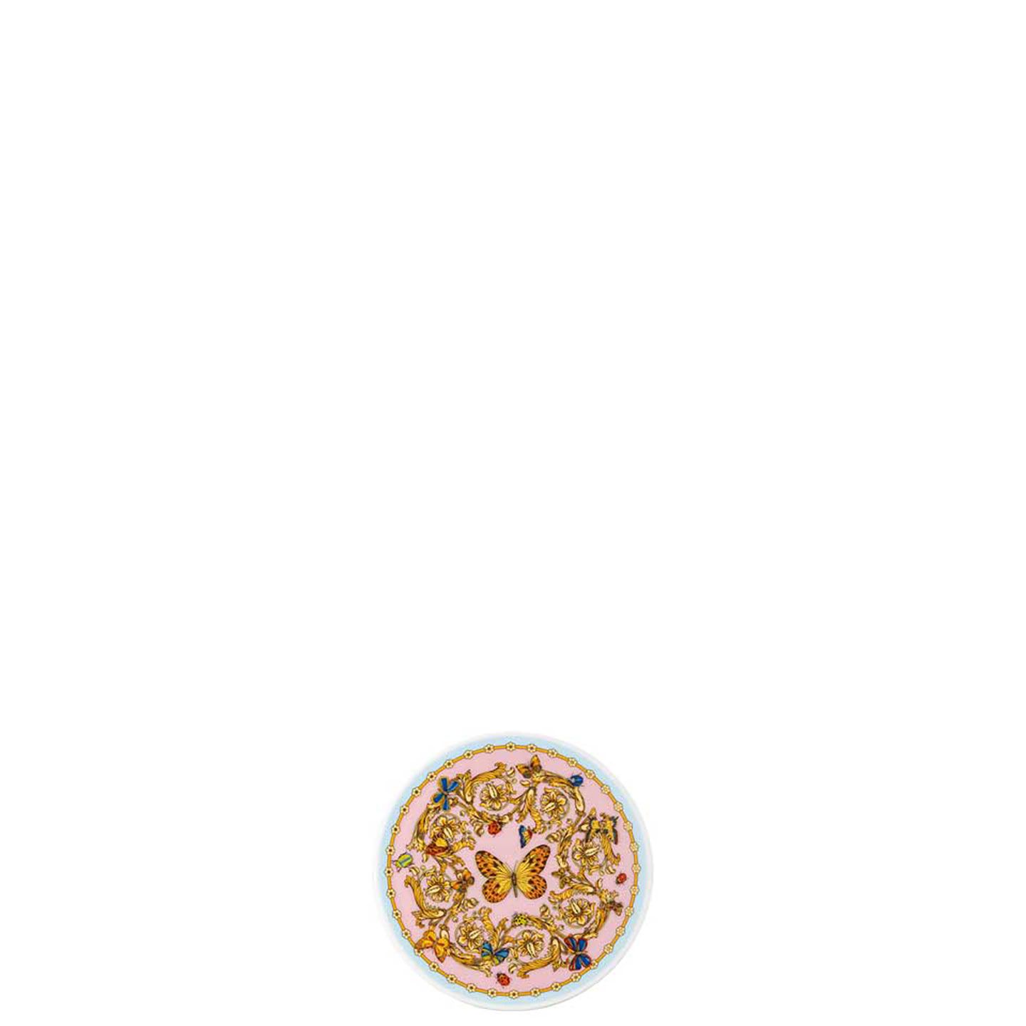 Versace Butterfly Garden Coaster Porcelain 1 Piece 3 1/2 Inch 14214-409609-25884, MPN: 14214-409609…