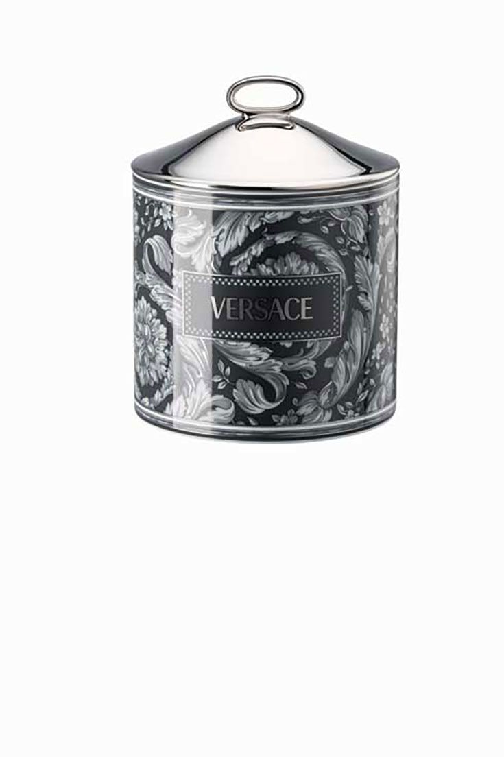 Versace Barocco Haze Scented Candle 2 Pieces Large 5 Inch 6 1/4 Inch H 14633-403767-24879, MPN: 146…