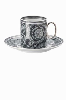 Versace Barocco Haze Coffee Cup &amp; Saucer 6 Inch 6 oz 19335-403767-14740, MPN: 19335-403767-14740, 7…