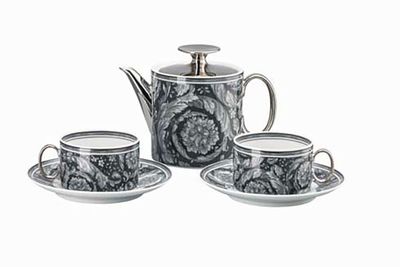 Versace Barocco Haze Tea Set For Two Incl. Tea Pot &amp; 2 Tea Cups/Saucers 19335-403767-28717, MPN: 19…