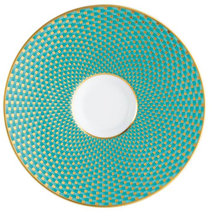 Raynaud Tresor Turquoise Espresso Saucer 12.8 cm. 5.04 Inch Diameter 0559-37-356012SB, MPN: 0559-37…