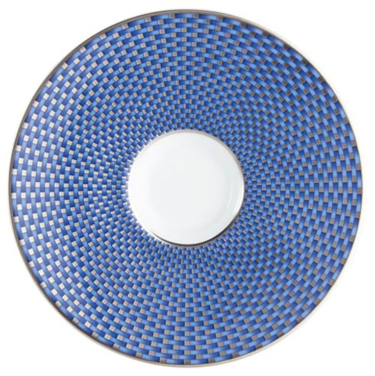 Raynaud Tresor Blue Espresso Saucer 5 Inch N1 0544-37-356012SB, MPN: 0544-37-356012SB,
