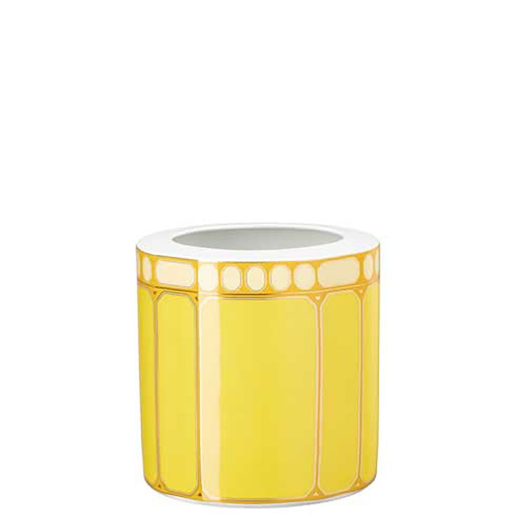 Rosenthal Swarovski Signum Vase 6 1/2 Inch Jonquil Yellow 10570-426352-26017, MPN: 10570-426352-260…