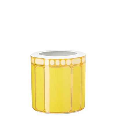 Rosenthal Swarovski Signum Vase 6 1/2 Inch Jonquil Yellow 10570-426352-26017, MPN: 10570-426352-260…
