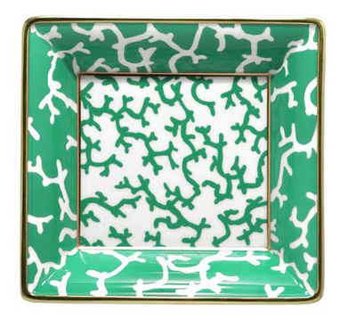 Raynaud Cristobal Emerald Trinket Tray 6.69 X 6.5 Inch Gift Box 0883-33-601817, MPN: 0883-33-601817…