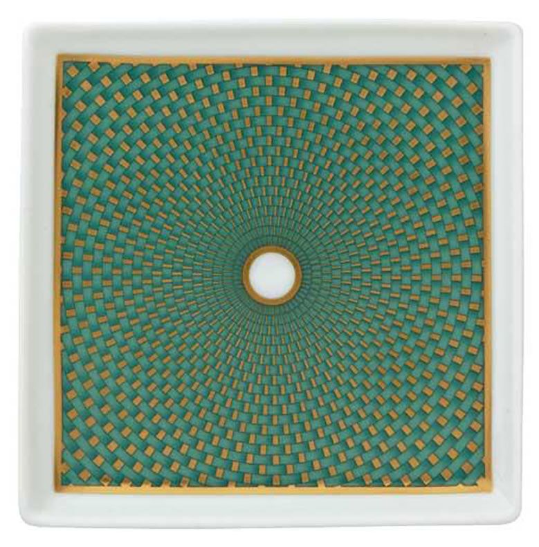 Raynaud Tresor Turquoise Motif N 1 Tray 4.33 X 4.33 Inch In A Holster 0559-33-617811, MPN: 0559-33-…
