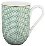 Raynaud Tresor Turquoise Mug Motive N 3 10 Oz Gift Box 8 cm. 3.15 Inch Diameter 0561-37-314830GB, M…