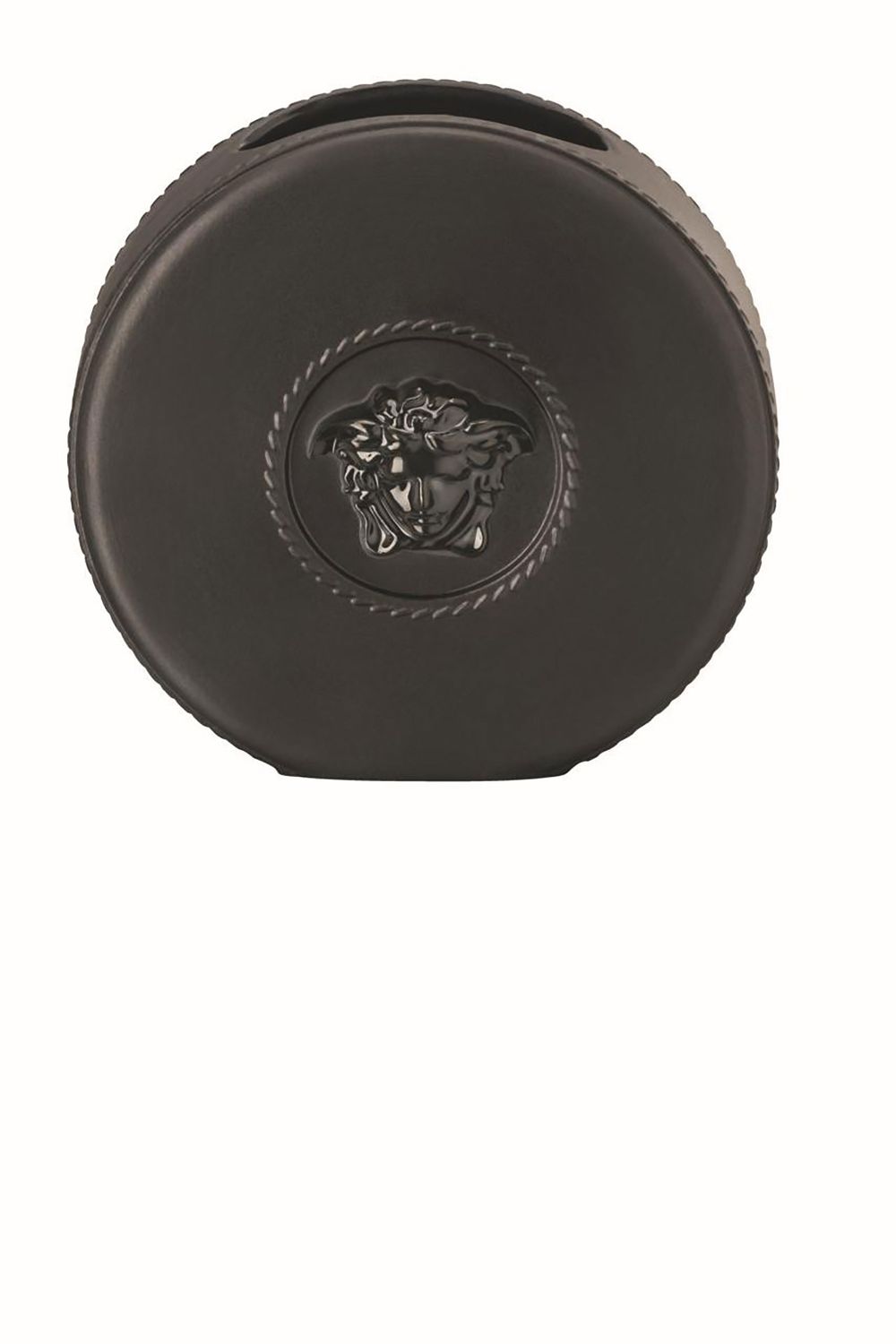 Versace La Medusa Mini Vase Round Black 4 Inch 14629-105082-26010, MPN: 14629-105082-26010, 7909553…