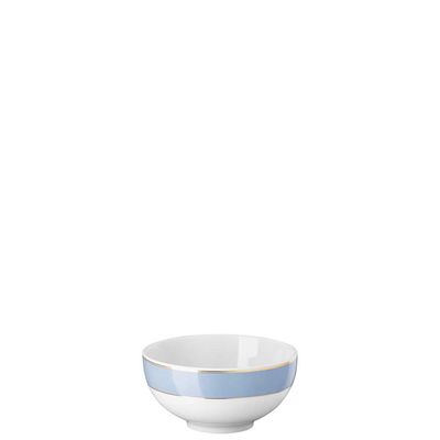 Rosenthal Swarovski Signum Rice Bowl L 4 3/4 Inch X W 4 3/4 Inch X H 2 1/4 Inch Azure Blue 14204-42…