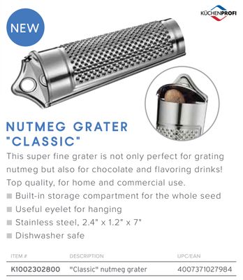 Frieling Classic Nutmeg grater, MPN: K1002302800, UPC/EAN: 4007371027984
