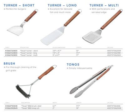 Frieling Texas BBQ hamburger turner short 12.25 x 4.75 Inch .75 Inch, MPN: K1066732800, UPC/EAN: 40…