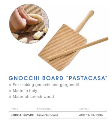 Frieling Pasta Casa Gnocchi board, MPN: K0804042500, UPC/EAN: 4007371071086