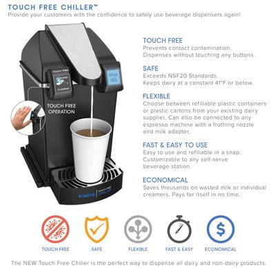 Frieling Touch Free Chiller Starter Kit 1 x 0606 1 x 0704 1 x 0770, MPN: 607, UPC/EAN: 728547006070