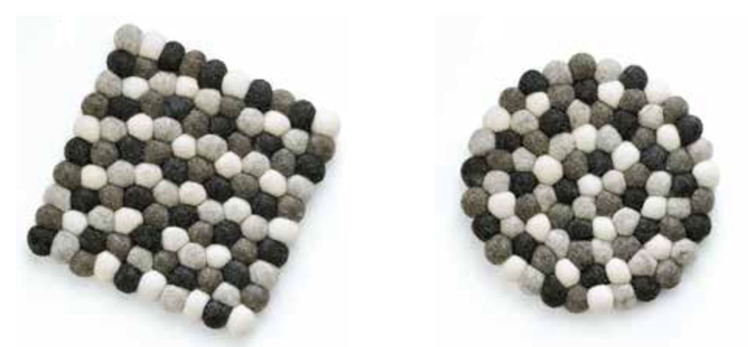 Frieling Grigio Virgin Wool Trivet Round 8 Inch Diameter, MPN: C469899, UPC/EAN: 4017166469899