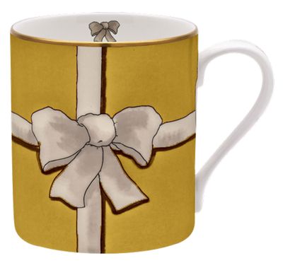 Halcyon Days Ribbon Gold Mug, MPN: BCRIB16MGG