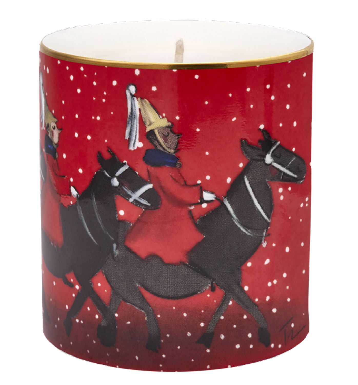 Halcyon Days TR Life Guards in the Snow Red Sandalwood &amp; Vetiver Unlidded Candle, MPN: BCTLS06CAG
