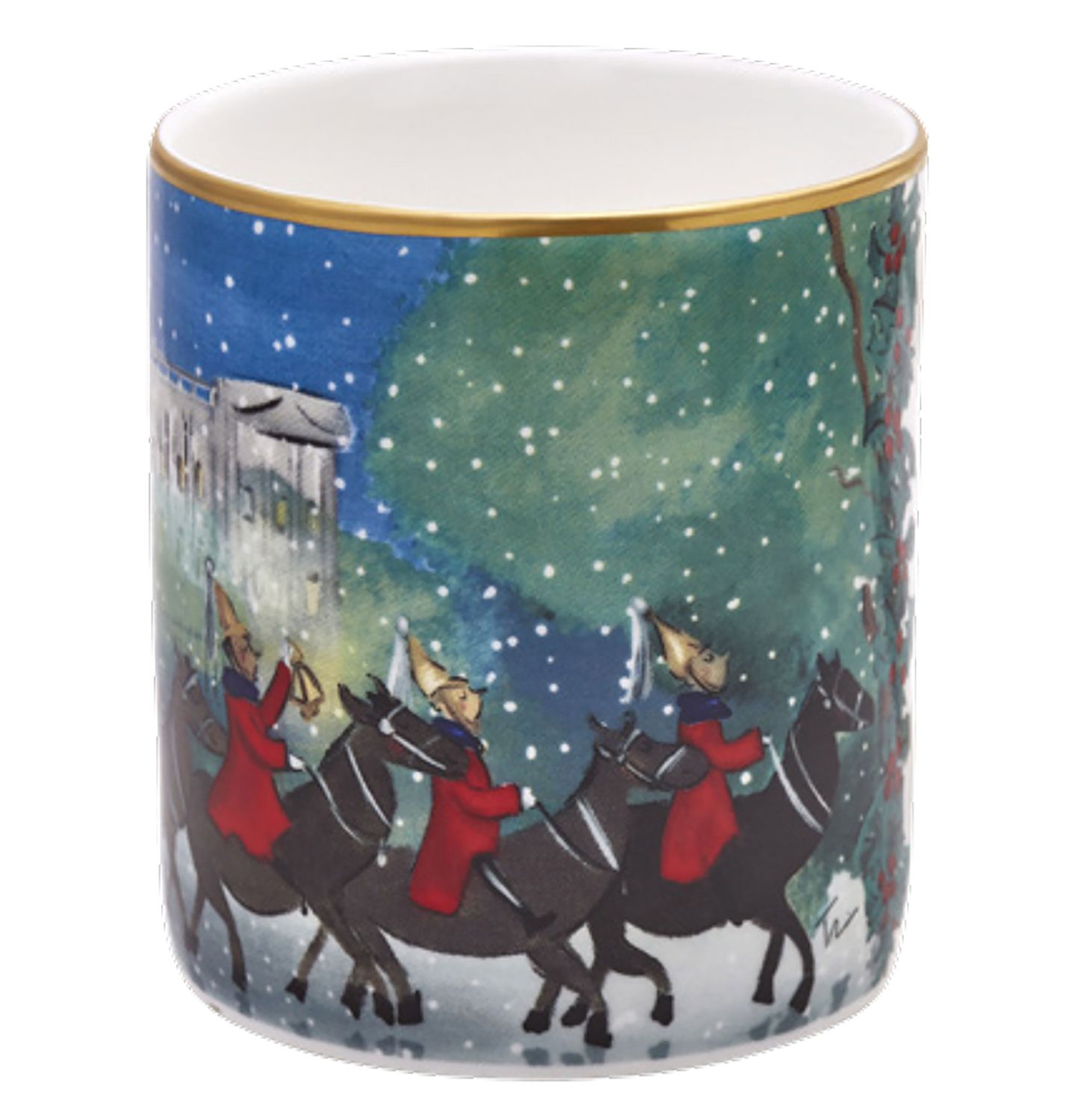 Halcyon Days TR Life Guards in the Snow Blue Pen Pot, MPN: BCTLS10PHG