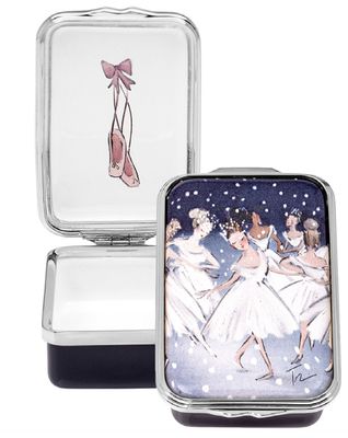 Halcyon Days Waltz of the Snowflakes Enamel Box, MPN: ENWOS1023P