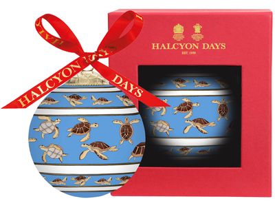 Halcyon Days Turtle 3 Inch Bauble Ornament, MPN: BCTRT10XBN
